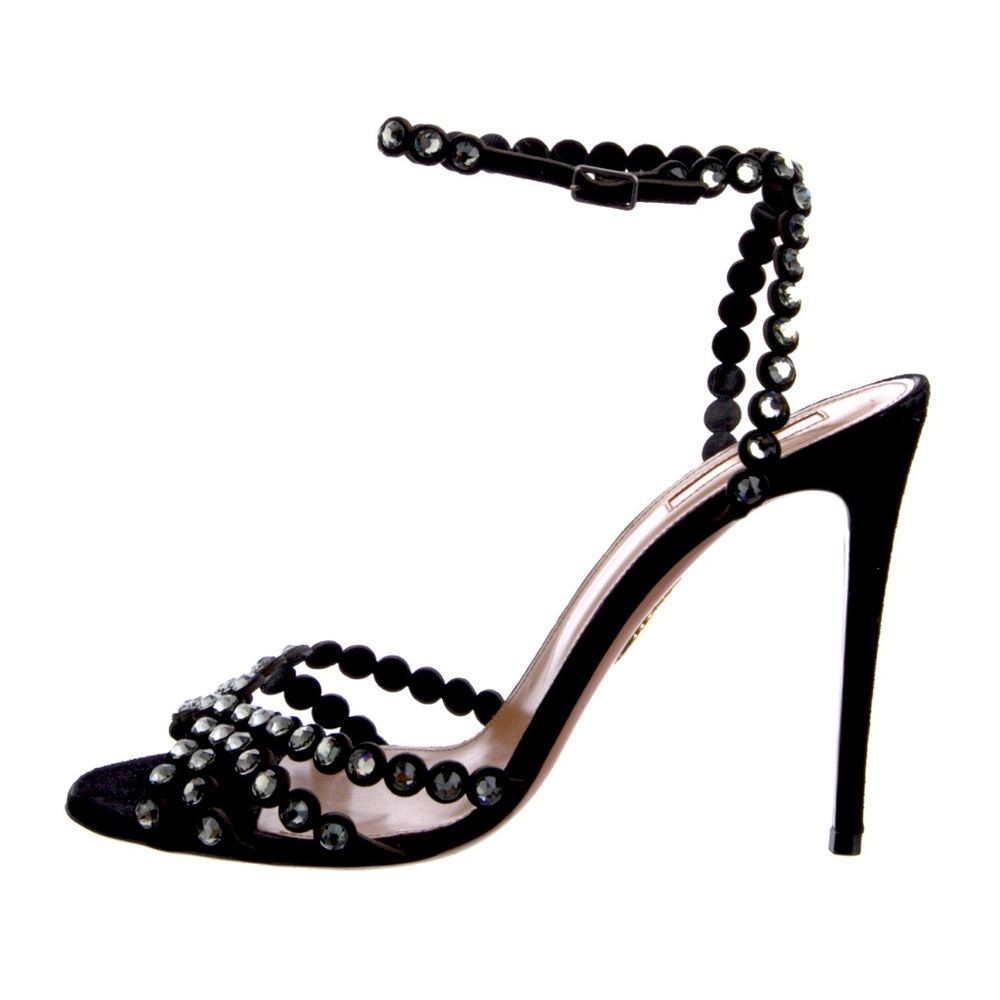 Aquazzura crystal high heel 105mm